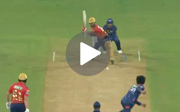 [Watch] Shikhar Dhawan's Audacious Reverse-Sweep For Six Against LSG; His 150th In IPL